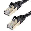 StarTech C6ASPAT7BK 7ft CAT6a Ethernet Cable - 10 Gigabit Category 6a Shielded