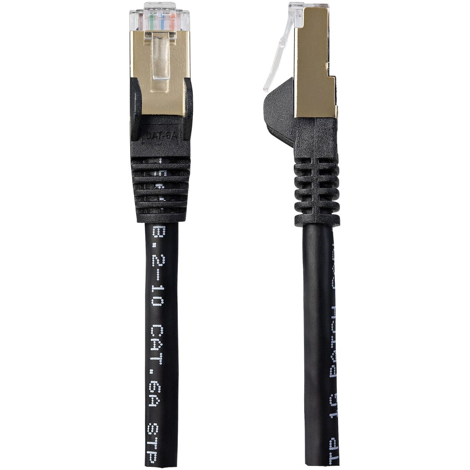 StarTech C6ASPAT7BK 7ft CAT6a Ethernet Cable - 10 Gigabit Category 6a Shielded