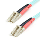 StarTech A50FBLCLC1 1m Fiber Optic Cable - 10 Gb Aqua - Multimode Duplex 50/125