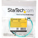 StarTech A50FBLCLC1 1m Fiber Optic Cable - 10 Gb Aqua - Multimode Duplex 50/125