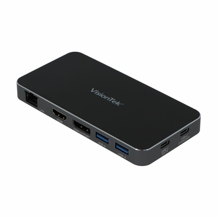 VisionTek 901469 VT400 Dual Display USB-C Docking Station with Power Passthrough