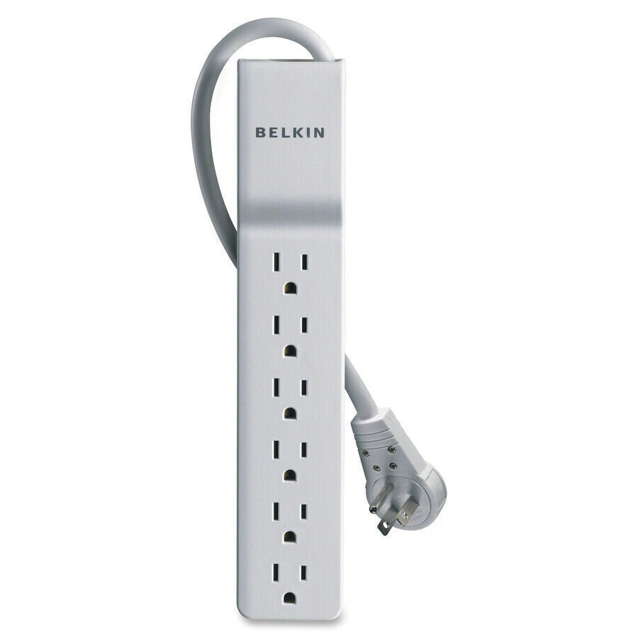 Belkin BE10600008R Home/Office Series Surge Protector With 6 Outlets And Rotatin