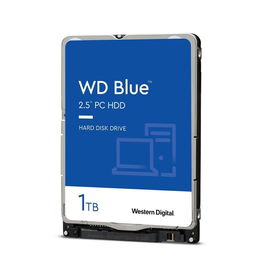 WD WD10SPZX Blue 1 TB Hard Drive - 2.5" Internal - SATA (SATA/600) - 5400rpm