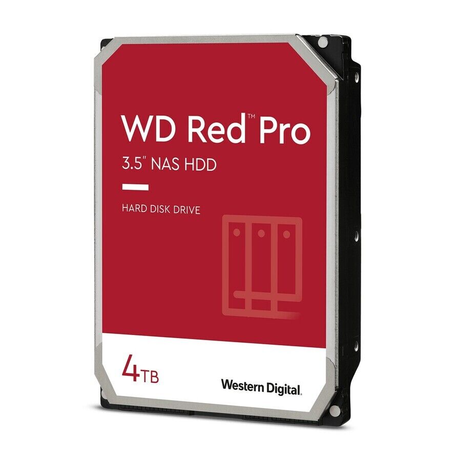 WD WD4003FFBX Red Pro 4 TB Hard Drive - 3.5" Internal - SATA (SATA/600) 7200rpm