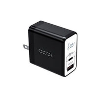 CODi A01104 Dual Port 30W Wall Charger/AC Adapter (USB-C, USB-A Outputs) - 30W