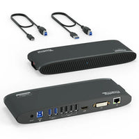 Plugable UD-3900H USB 3.0 Universal Laptop Docking Station for Windows and Mac