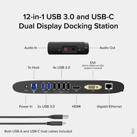 Plugable UD-3900H USB 3.0 Universal Laptop Docking Station for Windows and Mac