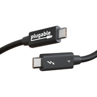 Plugable TBT4-40G2M Thunderbolt 4 Cable [Thunderbolt Certified] - 2M/6.4ft, 100W