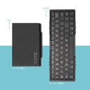 Plugable BT-KEY3 Foldable Bluetooth Keyboard Compatible with iPad, iPhones,