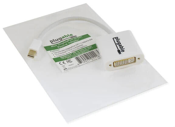 Plugable MDPM-DVIF Mini DisplayPort (Thunderbolt 2) to DVI Adapter - Passive