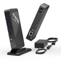 Plugable UD-CA1A USB C Docking Station with Charging Compatible with Thunderbolt