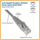 Tripp Lite N201-007-BL 7FT CAT6 Gigabit Snagless Molded UTP Ethernet Cable Blue