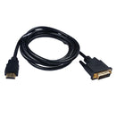 V7 V7E2HDMIDVID-02M Black Video Cable HDMI Male to DVI-D Male 2m 6.6ft