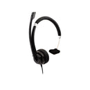 V7 HU411 Deluxe USB Mono Headset with Boom Mic Mono USB-A 31.50 Hz 1.8 Cable