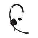 V7 HU411 Deluxe USB Mono Headset with Boom Mic Mono USB-A 31.50 Hz 1.8 Cable