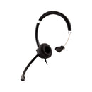 V7 HU411 Deluxe USB Mono Headset with Boom Mic Mono USB-A 31.50 Hz 1.8 Cable