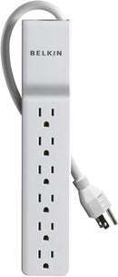 Belkin Home/Office BE106000-10 6-Outlets Surge Suppressor - 1875 VA - 700 J