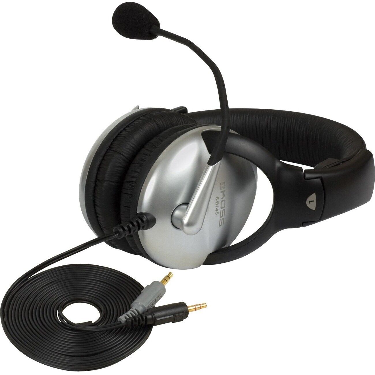 Koss SB45 USB Communication Headsets - Stereo - USB - Wired - 100 Ohm - 18 Hz