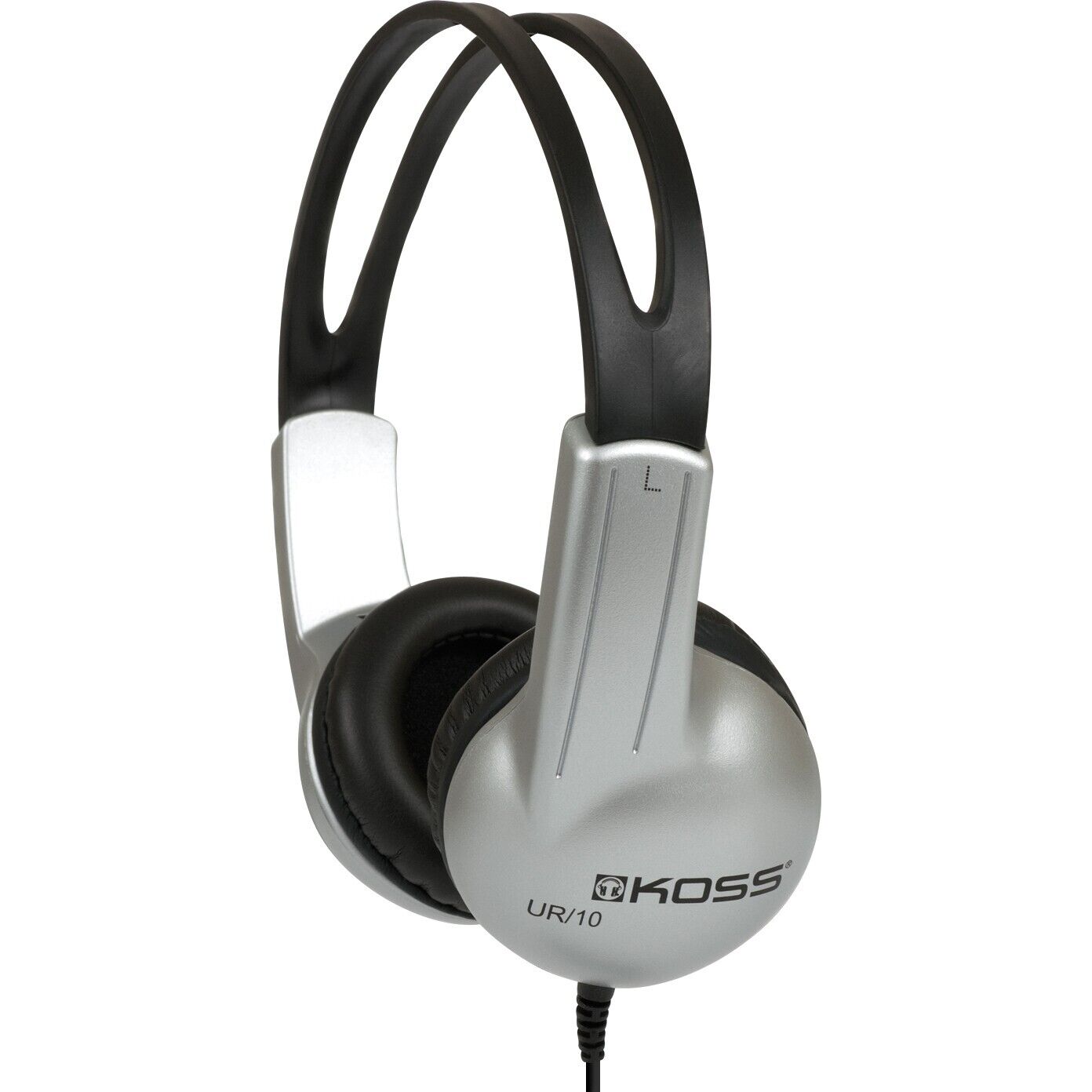 Koss UR10 Stereo Headphone Stereo - Silver - Mini-phone (3.5mm) - Wired - 32 Ohm