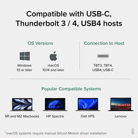 Plugable UD-768PDZ 13-in-1 USB-C Triple Monitor Laptop Docking Station with 100W