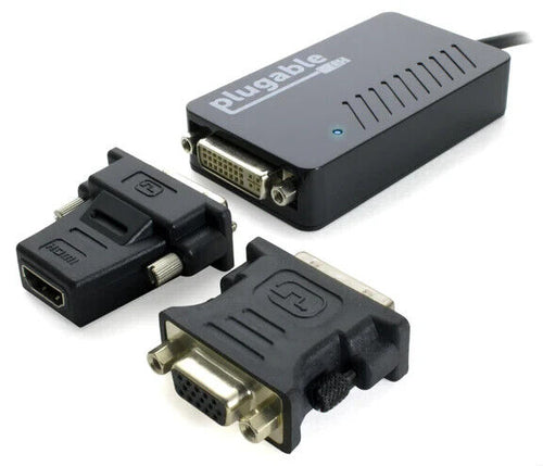 Plugable UGA-3000 USB 3.0 to DVI/VGA/HDMI Video Graphics Adapter for - Multiple