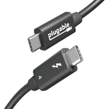 Plugable TBT4-240W-1M Thunderbolt 4 Cable with 240W Charging, Thunderbolt