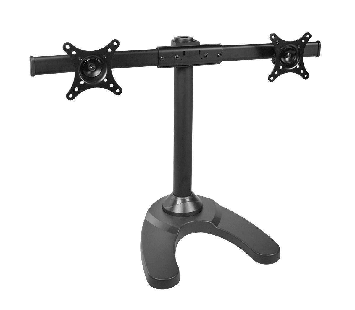 SIIG CE-MT1712-S2 Dual Monitor Desk Stand - 13" to 27" - 44 lb Load Capacity