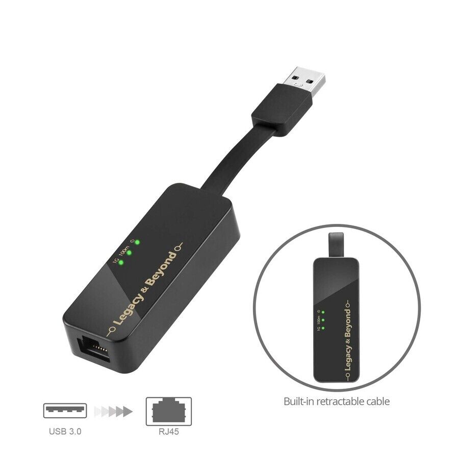 SIIG LB-US0714-S1 Portable USB 3.0 Gigabit Ethernet Adapter