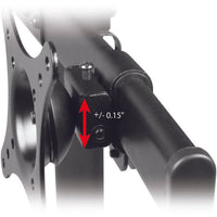 SIIG CE-MT1812-S2 Triple Monitor Desk Stand - Steel - Tilt - Black