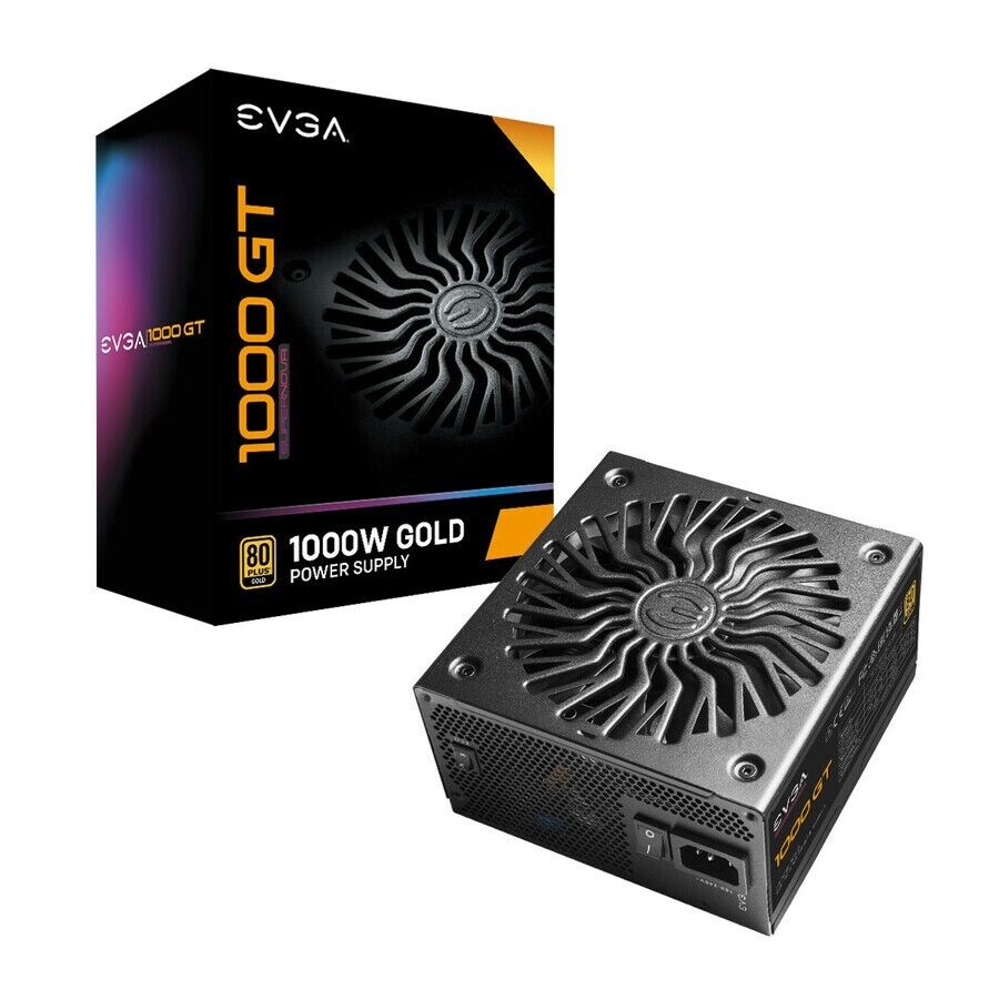 EVGA 220-GT-1000-X1 SuperNOVA 1000 GT 1000W Power Supply - Internal - 120 V AC,