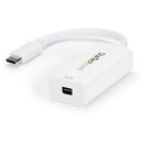 StarTech CDP2MDP USB-C to Mini DisplayPort Adapter 4K 60Hz - White - USB Type-C