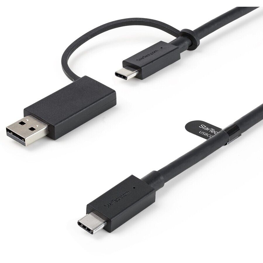 StarTech USBCCADP 3ft/1m USB-C Cable with USB-A Adapter Dongle, USB-C to C