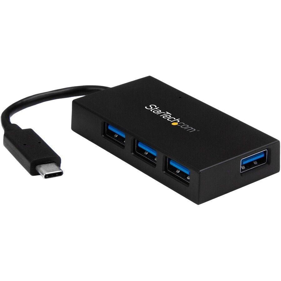 StarTech HB30C4AFS 4 Port USB C Hub - USB-C to 4x USB-A (USB 3.0/3.1 Gen