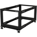 StarTech 4POSTRACK8U 8U 19" Open Frame Server Rack - Compact, 4 Post, Adjustable