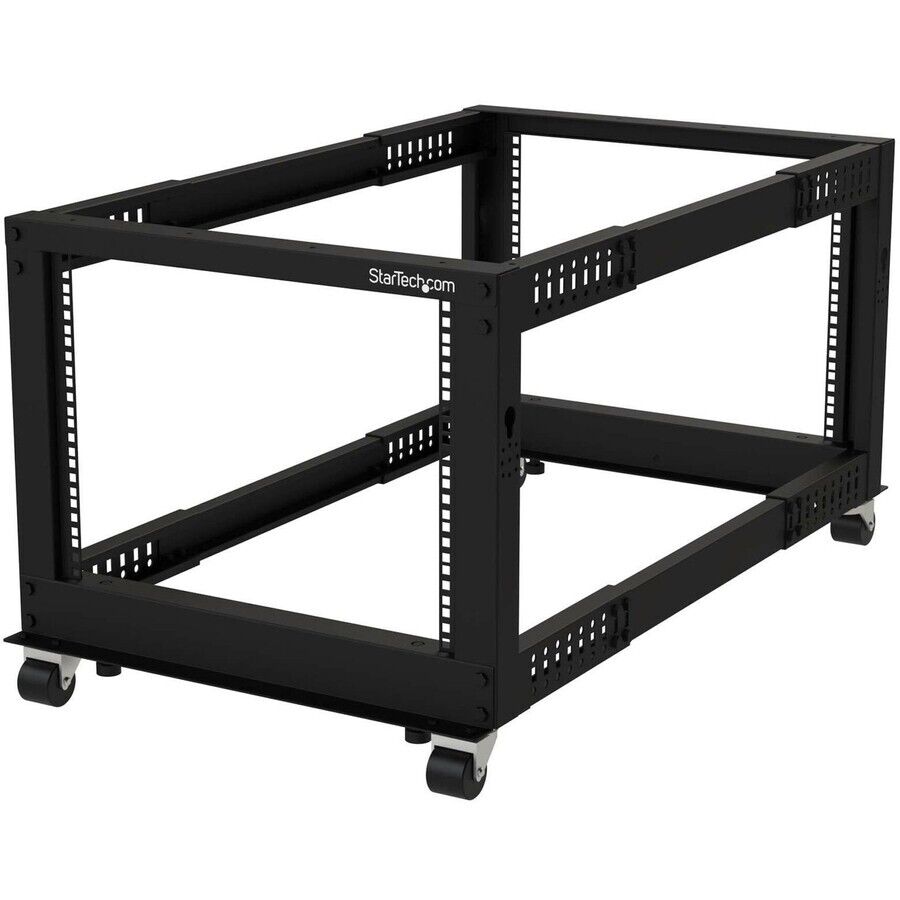 StarTech 4POSTRACK8U 8U 19" Open Frame Server Rack - Compact, 4 Post, Adjustable