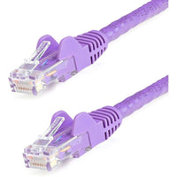 StarTech N6PATCH25PL 25ft CAT6 Ethernet Cable - Purple Snagless Gigabit - 100W