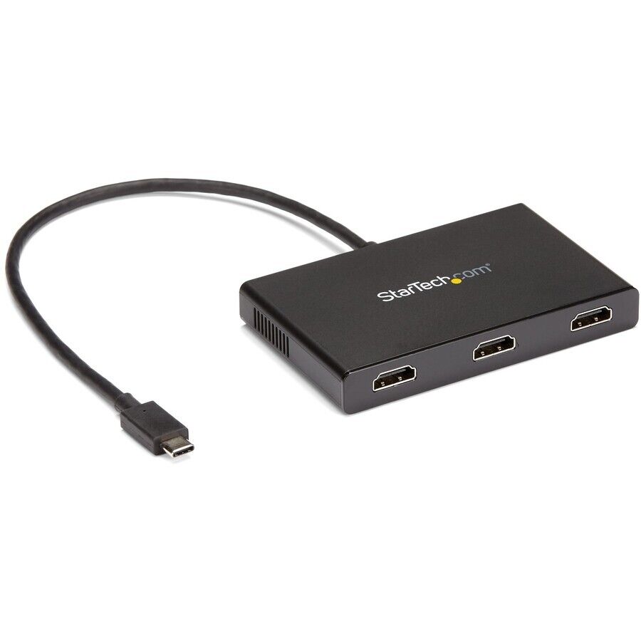 StarTech MSTCDP123HD 3-Port Multi Monitor Adapter - USB-C to HDMI Video Splitter