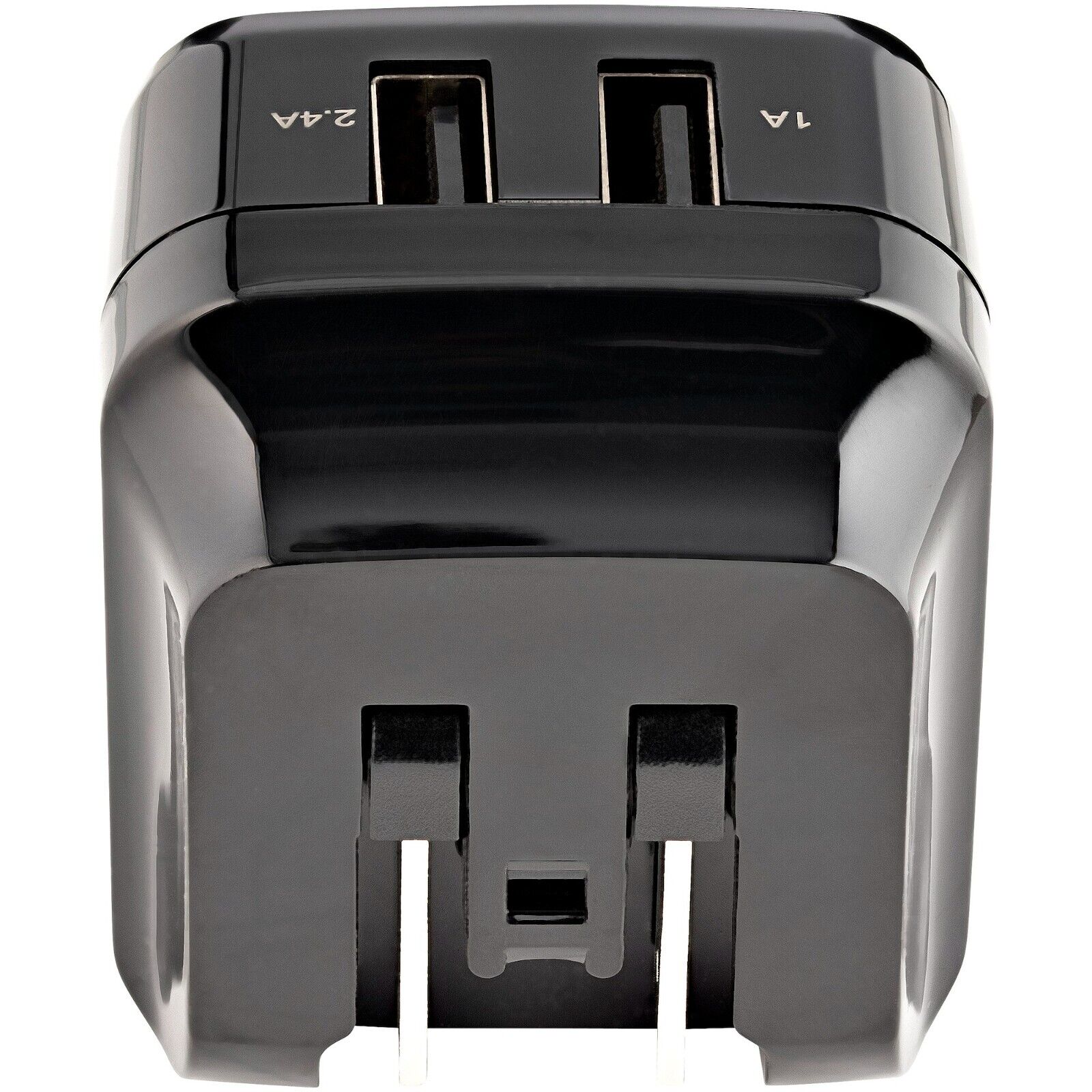 StarTech USB2PACUBK 2Port USB Wall Charger, 17W Wall Charger Hub(2.4A & 1A port)