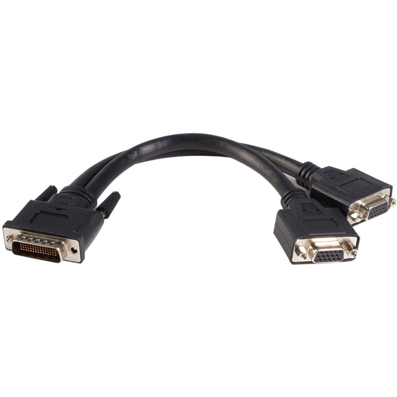 StarTech DMSVGAVGA1 LFH 59 Male to Dual Female VGA DMS 59 Cable - Copper