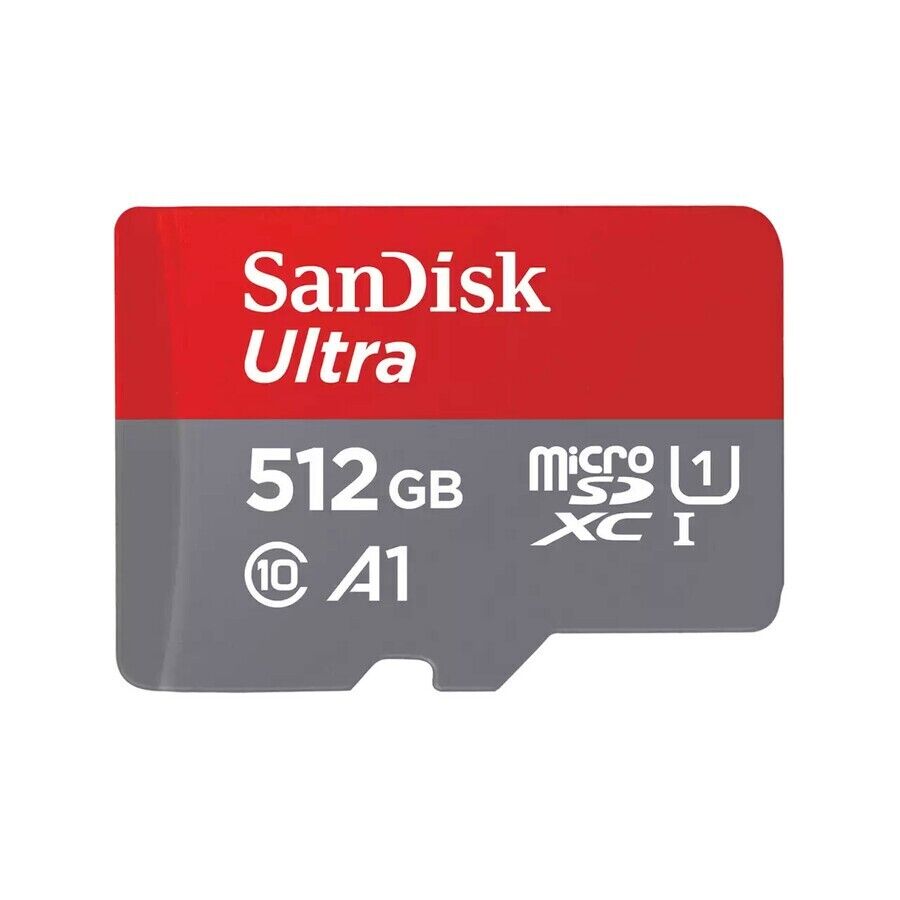 SanDisk SDSQUAC-512G-AN6MA Ultra 512 GB Class 10/UHS-I (U1) microSDXC - 1 Pack