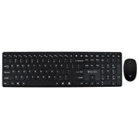 V7 CKW550USBT Bluetooth Slim Keyboard and Mouse Combo - USB Wireless Bluetooth/