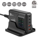 SIIG AC-PW1Y11-S1 200W GaN PD Charger with Charging Display- 3C2A