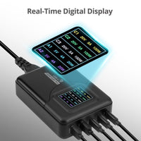 SIIG AC-PW1Y11-S1 200W GaN PD Charger with Charging Display- 3C2A