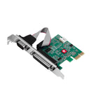 SIIG JJ-E20311-S1 DP Cyber 1S1P PCIe Card - Full-height Plug-in Card