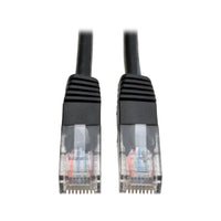 Tripp Lite N002-025-BK 25ft Cat5e/Cat5 350MHz Molded Patch Cable RJ45 M/M Black