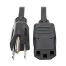 Tripp Lite P006-008-13A 8FT Computer AC Power Cable NEMA 5-15P to C13 13A BLACK