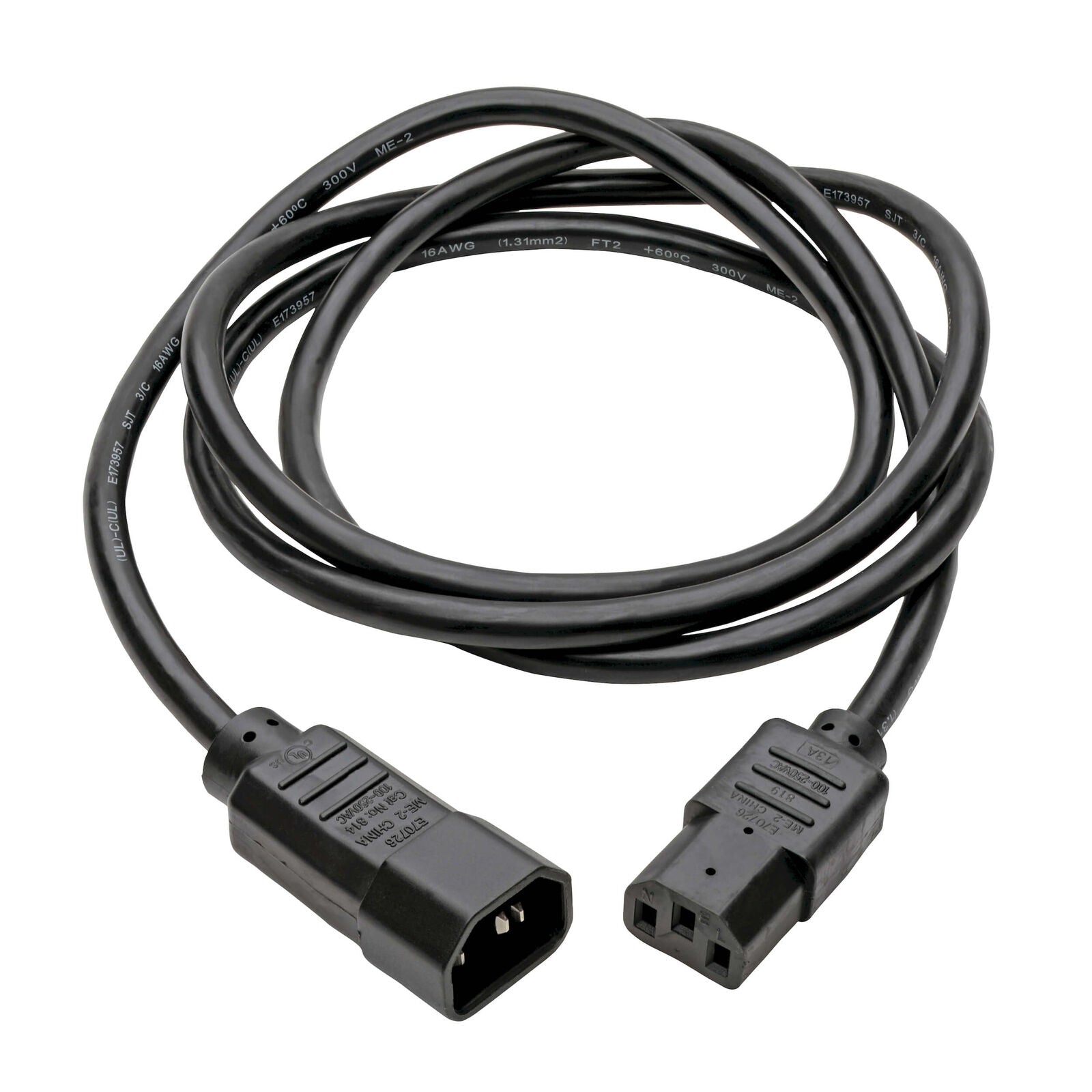 Tripp Lite P004-005-13A Computer Power Extension Cord - 13A, 16AWG - 5 ft -Black