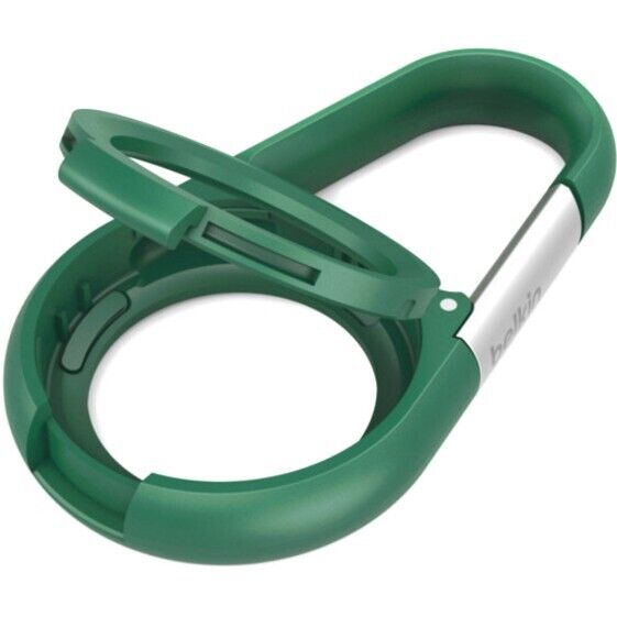 Belkin MSC008BTGN Carabiner Unit Asset Tracking Tag Loop Holder for AirTag Green