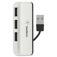 Belkin F4U021BT 4-Port Travel Hub - USB - External - 4 USB Port(s) - 4 USB 2.0