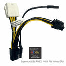 Supermicro CBL-PWEX-1040 5cm 16/20AWG 8-pin Male(White) to GPU Cable